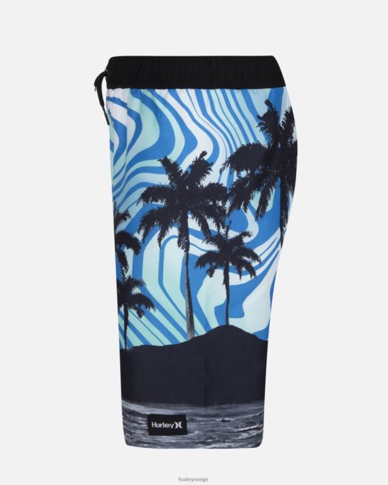 klær barn Hurley fotoreal trekk på badebukser svart R406L612