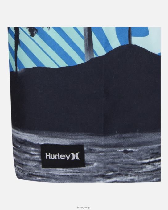 klær barn Hurley fotoreal trekk på badebukser svart R406L612
