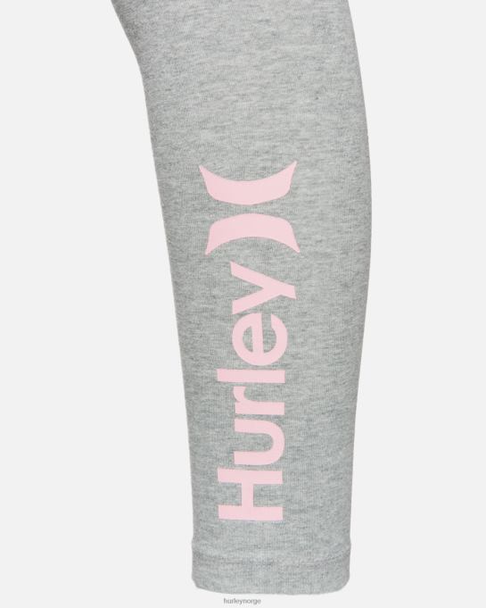 klær barn Hurley leggings med skjult midjebånd dk grålyng R406L618