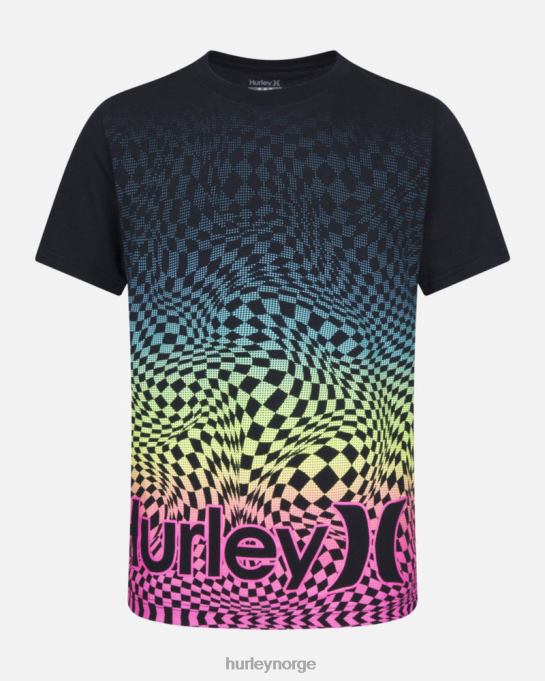 klær barn Hurley rutete t-skjorte svart R406L608