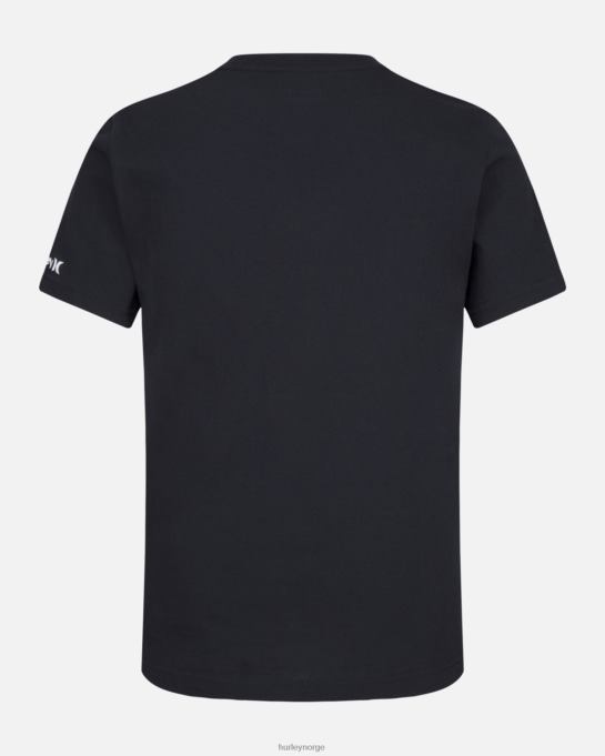 klær barn Hurley rutete t-skjorte svart R406L608