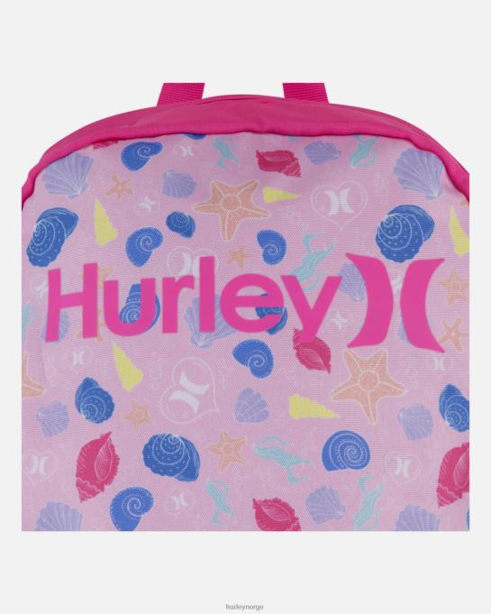 tilbehør barn Hurley en og bare ryggsekk lunsjsett rosa multi R406L621