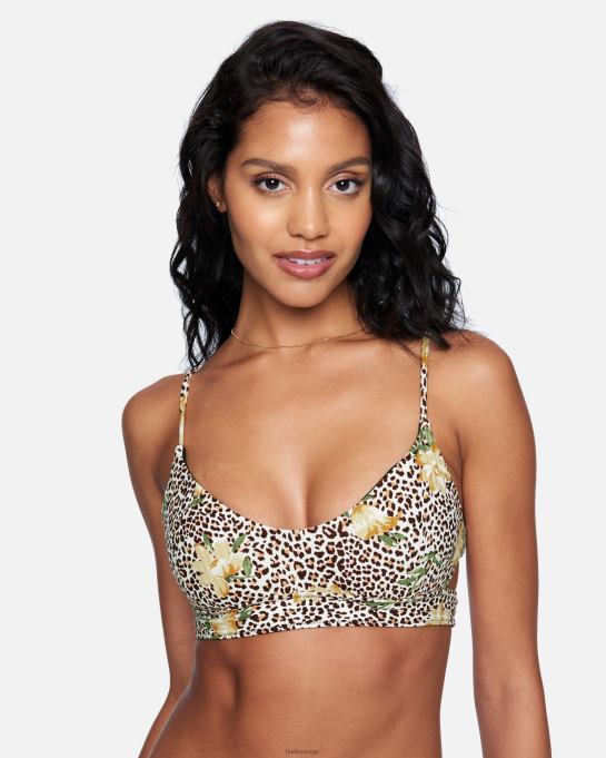 klær kvinner Hurley bikini bralette jungel katt R406L526