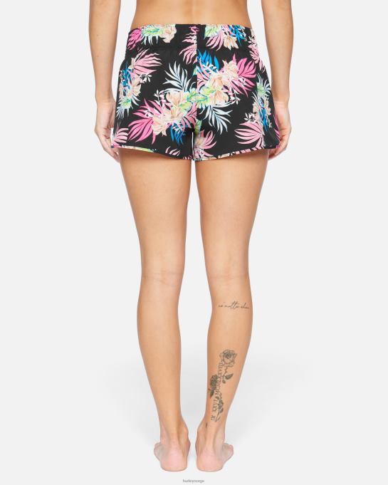 klær kvinner Hurley hana aquas 2,5" boardshort svart R406L481