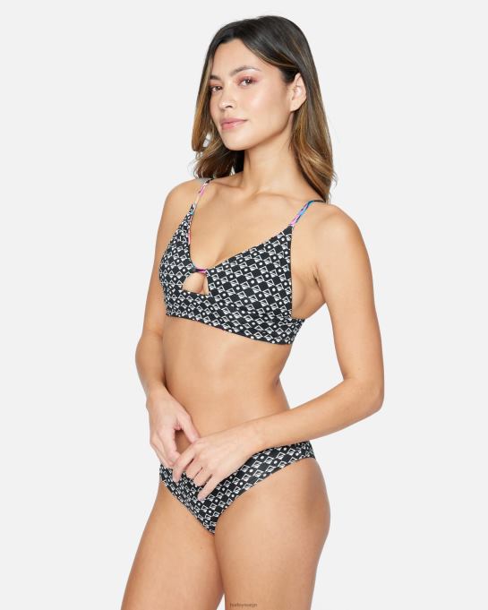 klær kvinner Hurley hana vendbar frekk hipster svart/tiki multi R406L461