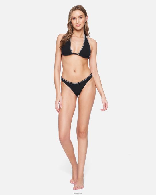 klær kvinner Hurley kyst frekk fransk bunn svart hvit R406L476
