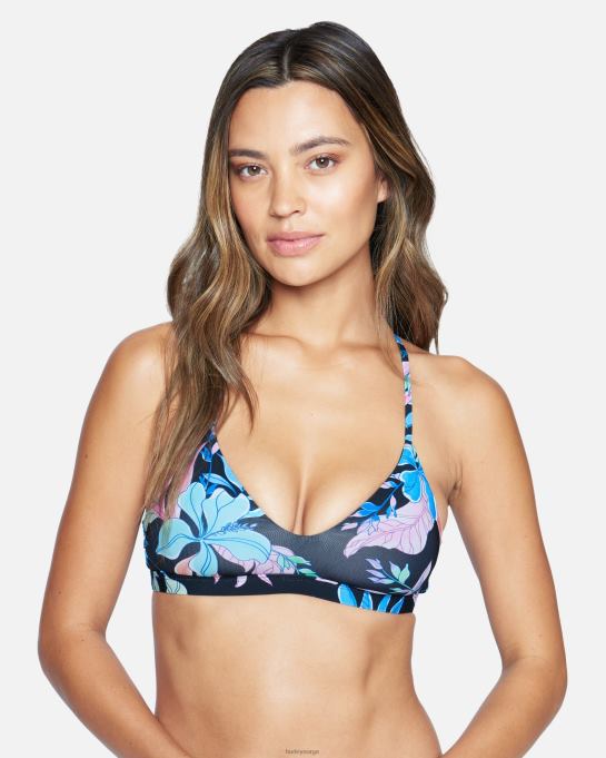 klær kvinner Hurley lost paradise justerbar bikini topp tapt paradis multi R406L524