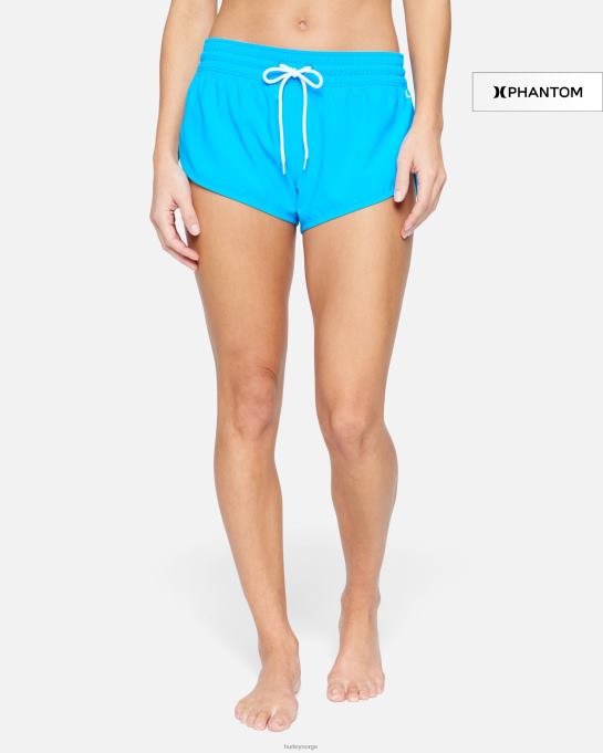 klær kvinner Hurley phantom solid 2,5" boardshort blå takt R406L492