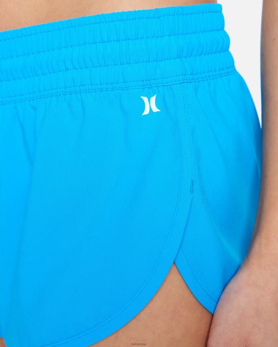 klær kvinner Hurley phantom solid 2,5" boardshort blå takt R406L492