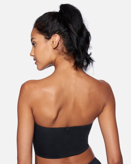 klær kvinner Hurley solid tube bikini topp svart R406L534