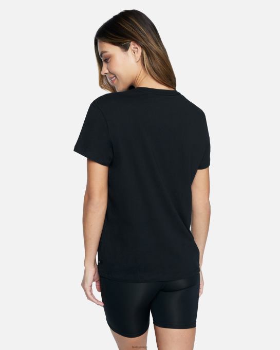 klær kvinner Hurley funk avslappet kjæreste-t-skjorte kaviar R406L563