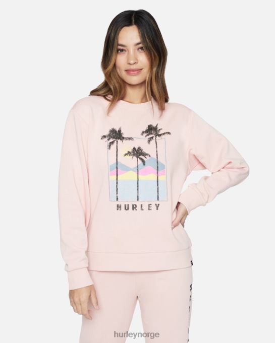 klær kvinner Hurley havana girlfriend crew sweatshirt rødme R406L507