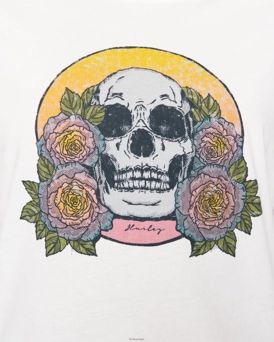 klær kvinner Hurley nadya oversized t-skjorte marshmallow R406L561