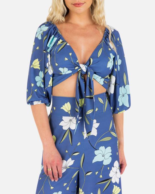 klær kvinner Hurley poppy crop top mørke blå R406L550