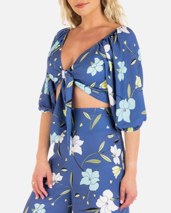 klær kvinner Hurley poppy crop top mørke blå R406L550