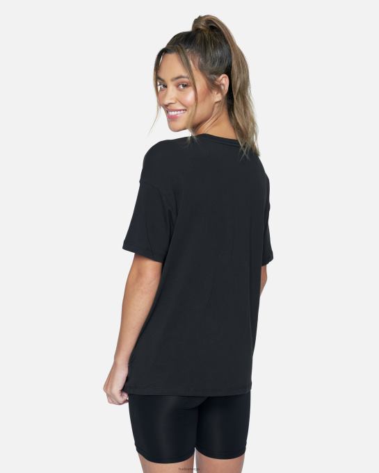 klær kvinner Hurley zak oversized t-skjorte kaviar R406L574