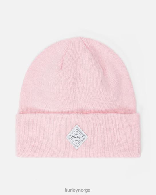 tilbehør kvinner Hurley beanie med diamantmansjett rosa skum R406L602