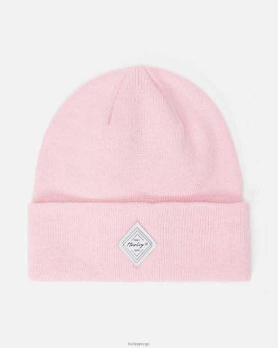 tilbehør kvinner Hurley beanie med diamantmansjett rosa skum R406L602