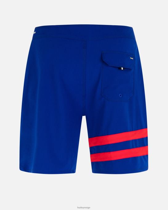 klær menn Hurley Phantom-eco block party 18" boardshort dyp kongeblå R406L143