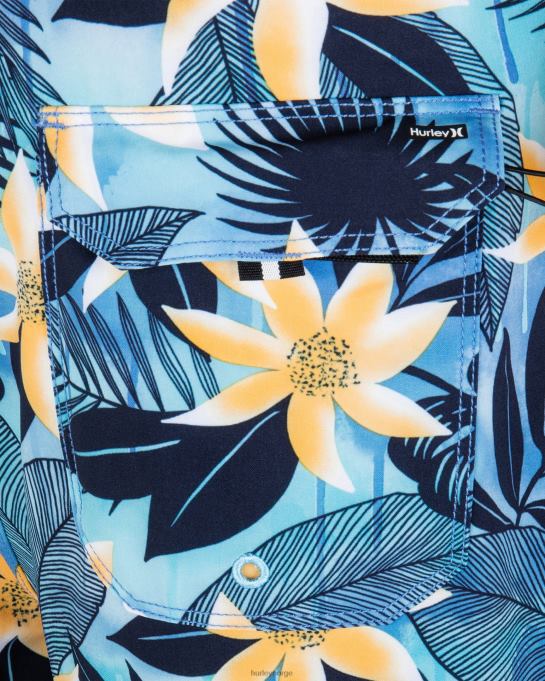 klær menn Hurley Phantom-eco block party 18" boardshort havutsikt R406L94