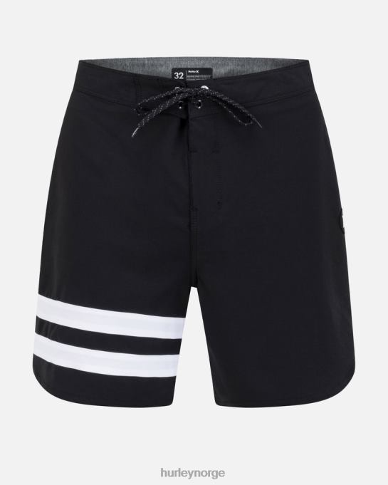 klær menn Hurley Phantom-eco block party 18" boardshort svart R406L142