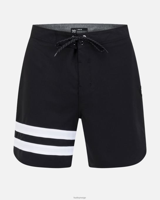 klær menn Hurley Phantom-eco block party 18" boardshort svart R406L142