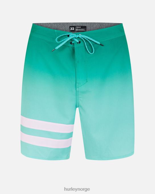 klær menn Hurley Phantom-eco block party 18" boardshort tropisk tåke R406L101