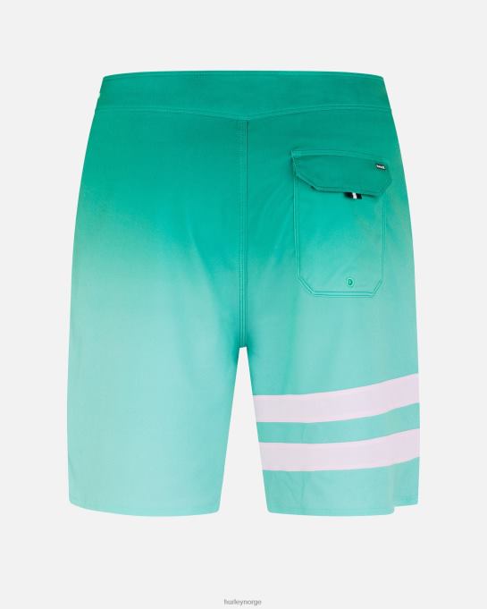 klær menn Hurley Phantom-eco block party 18" boardshort tropisk tåke R406L101