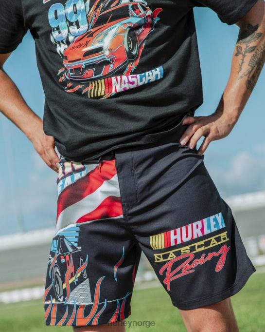 klær menn Hurley Phantom-eco nascar racing 20" boardshort svart R406L148