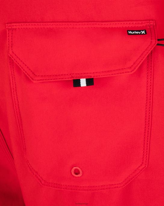 klær menn Hurley Phantom-eco one and only solid 18" boardshort enhet rød R406L166