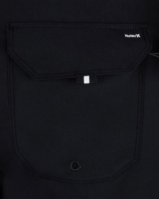 klær menn Hurley Phantom-eco one and only solid 18" boardshort svart R406L96