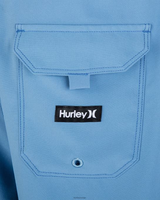 klær menn Hurley block party 18" boardshort middels blå R406L153