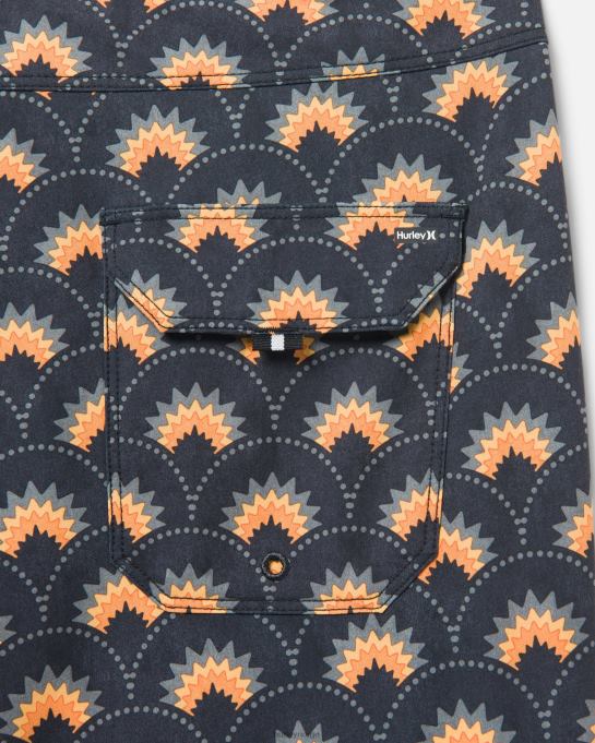 klær menn Hurley fantom bakluke boardshort 18" svart multi R406L186