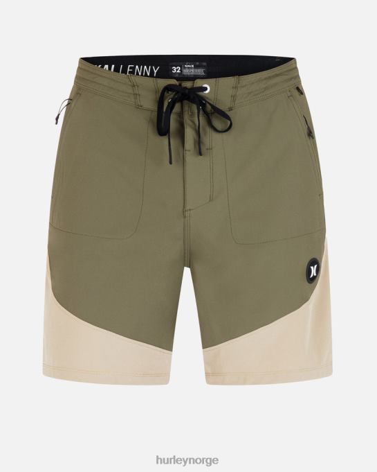 klær menn Hurley kai lenny x phantom blockade padle serie hybrid 18" oliven R406L149
