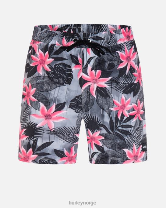klær menn Hurley kanonball volley 17" boardshort steingrå R406L113