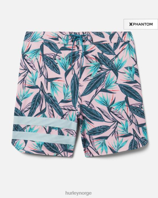 klær menn Hurley phantom block party 18" boardshorts rosa gnist R406L182