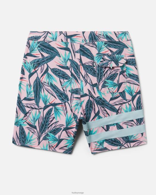 klær menn Hurley phantom block party 18" boardshorts rosa gnist R406L182