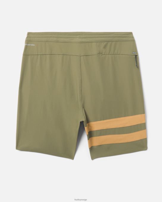 klær menn Hurley phantom+ block party renegade boardshort 18" oliven R406L155