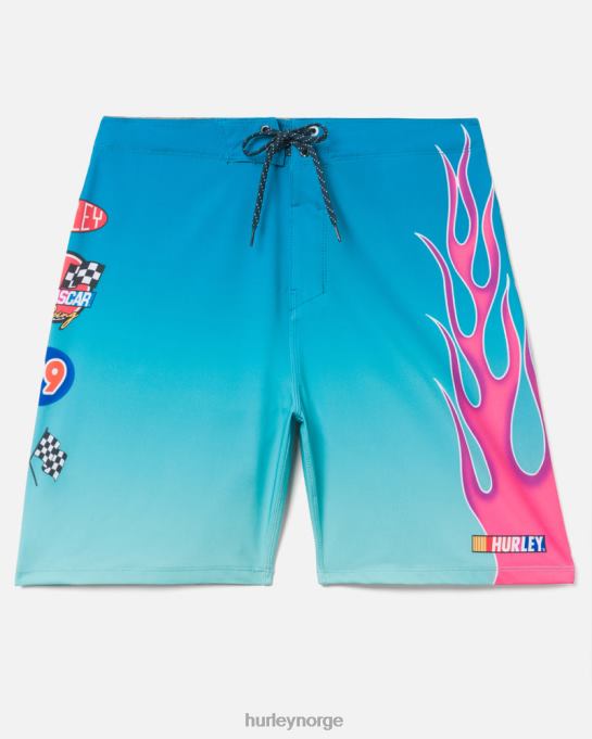 klær menn Hurley phantom-eco nascar flames 18" boardshort arktisk neon R406L181