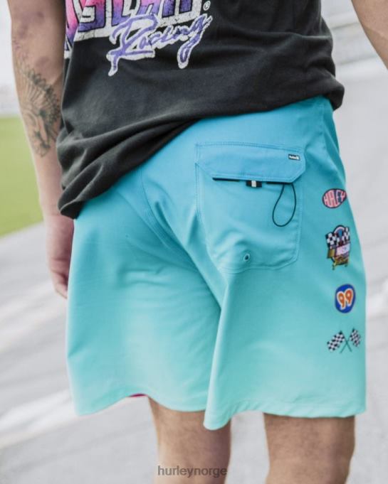 klær menn Hurley phantom-eco nascar flames 18" boardshort arktisk neon R406L181