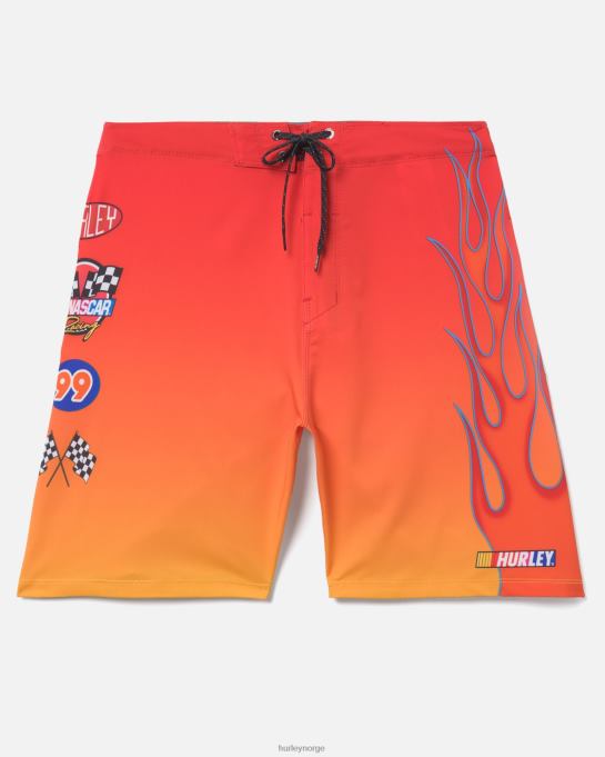klær menn Hurley phantom-eco nascar flames 18" boardshort enhet rød R406L170