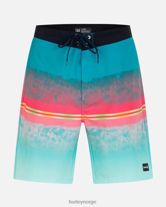 klær menn Hurley weekender 20" boardshorts elektrisk blågrønn R406L183
