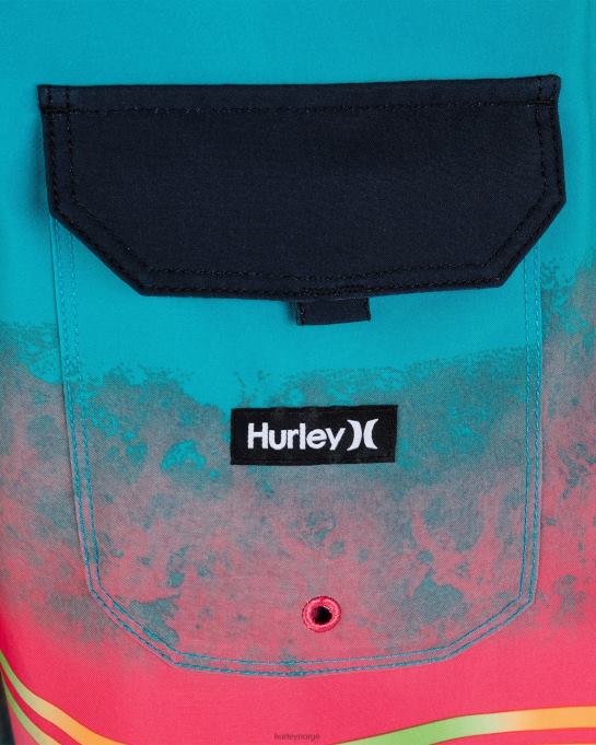 klær menn Hurley weekender 20" boardshorts elektrisk blågrønn R406L183