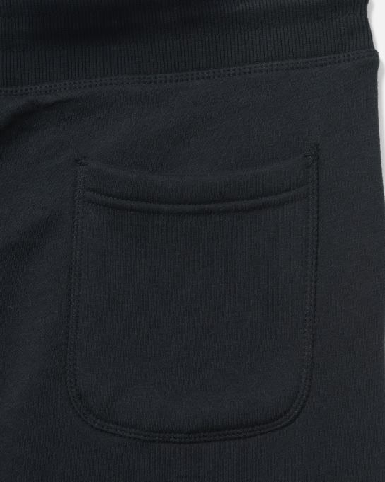 klær menn Hurley exist boxed logo avslappet passform bomull fleece jogger svart R406L60