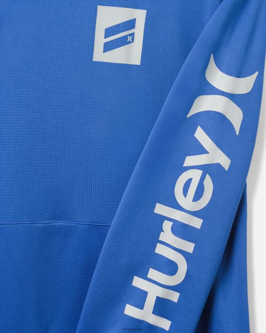 klær menn Hurley finnes bootcamp hettegenser med fransk frotté blå R406L45