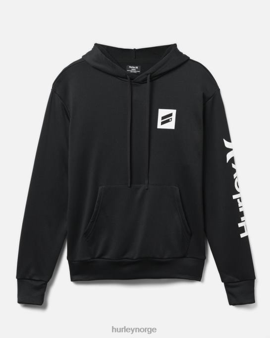 klær menn Hurley finnes bootcamp hettegenser med fransk frotté svart R406L54