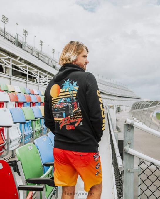 klær menn Hurley nascar x fleecegenser svart R406L266
