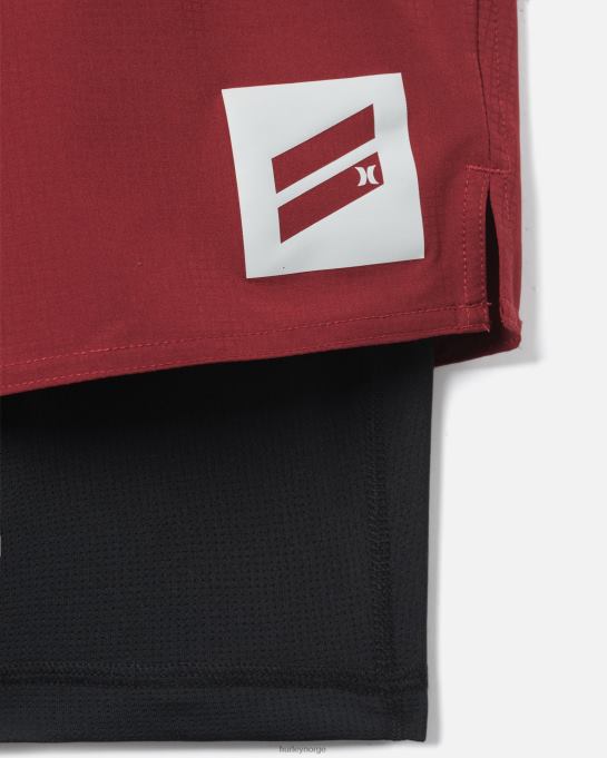 klær menn Hurley finnes bootcamp trening kort burgunder R406L40