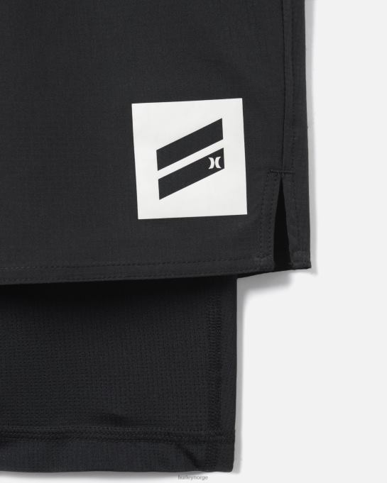 klær menn Hurley finnes bootcamp trening kort svart R406L56