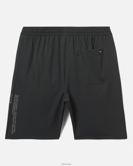 klær menn Hurley finnes lett vekt sport kort svart R406L110